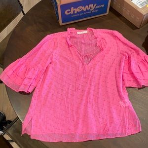 Alice and Olivia beautiful pink top